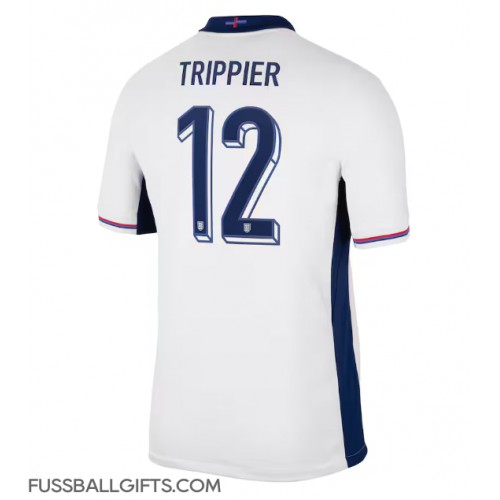 England Kieran Trippier #12 Fußballbekleidung Heimtrikot EM 2024 Kurzarm